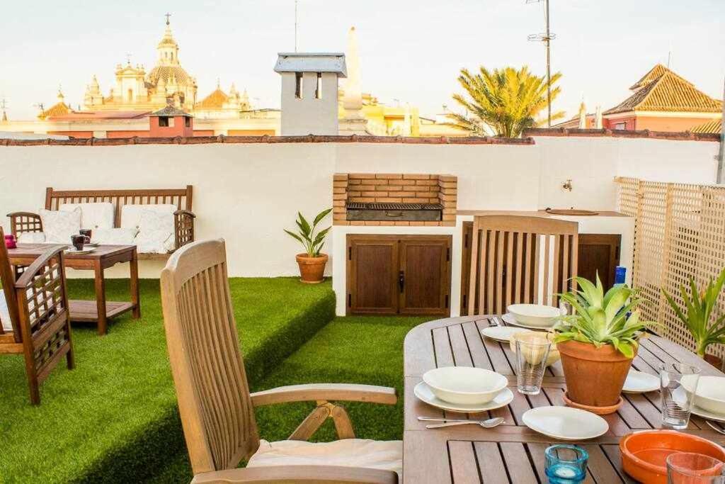 Apartamento Ático Plaza Nueva Sevilla Exterior foto